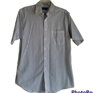 Towncraft Men's Casual Button Down Shirt Size 15-1/2